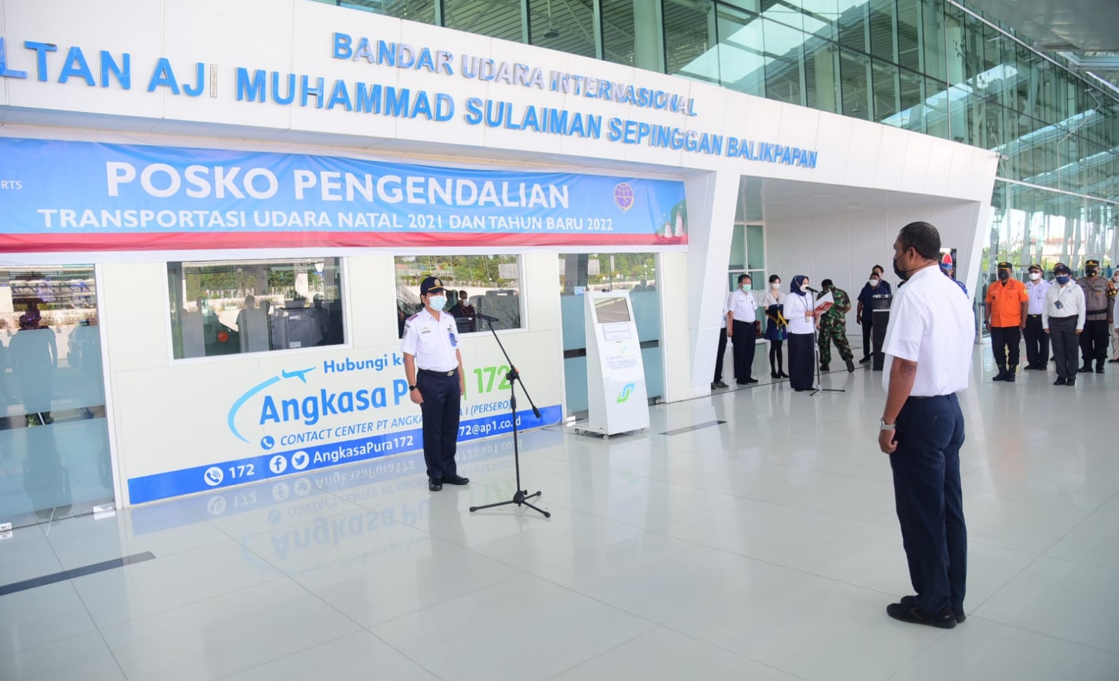 Posko Pengendalian Transportasi Udara Di Bandara Sepinggan Ditutup ...